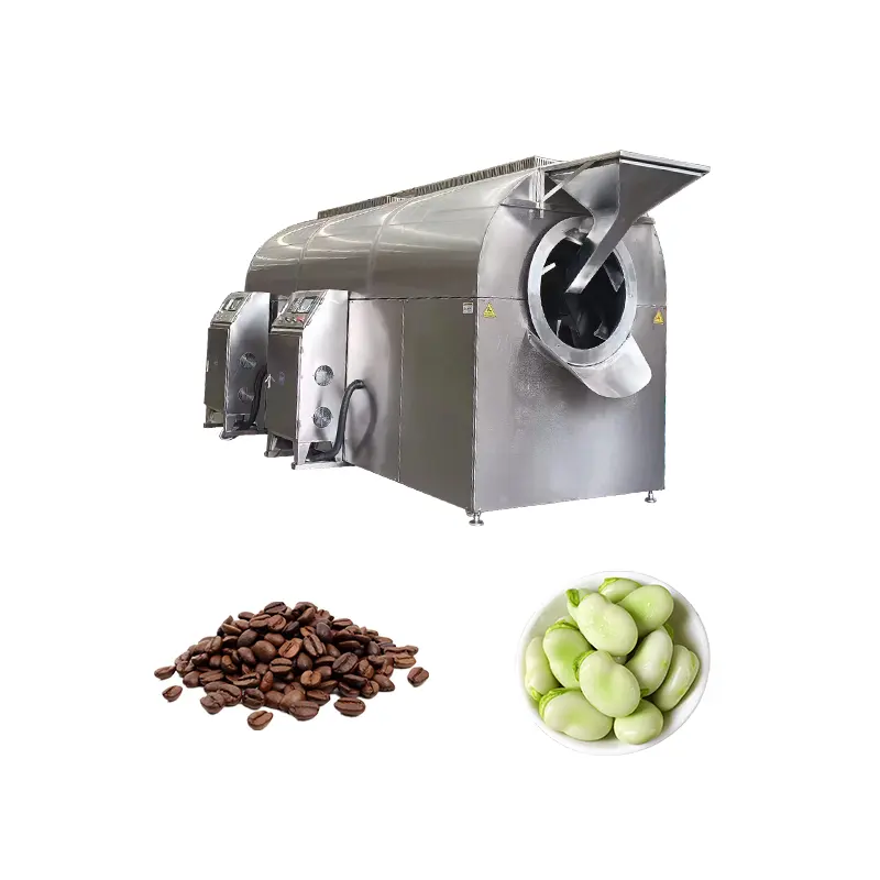 Hot Sale Cocoa Bean Peanut Seeds Sesame Nut Roasting Machine Roaster Machine Price