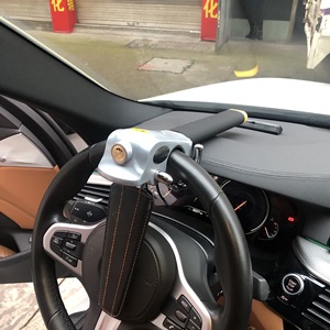 自動盗難防止ハンドルロックスチール車のセキュリティ3キー車のセキュリティ基本的なセキュリティ機能 - Product Image 3