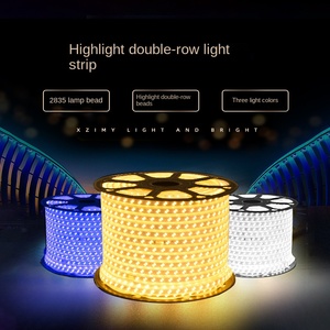 LED ışık şerit yüksek parlaklık 2835 çift sıra 120 boncuk su geçirmez 220v açık kapalı kullanım için ev için süper yumuşak ışık - Product Image 2