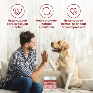 OEM/ODM Poudre de soutien cardio pour chiens-Supplément de santé cardiaque avec <span class=keywords><strong>taurine</strong></span>, CoQ10, baie d'aubépine biologique pour chiens - Product Image 3