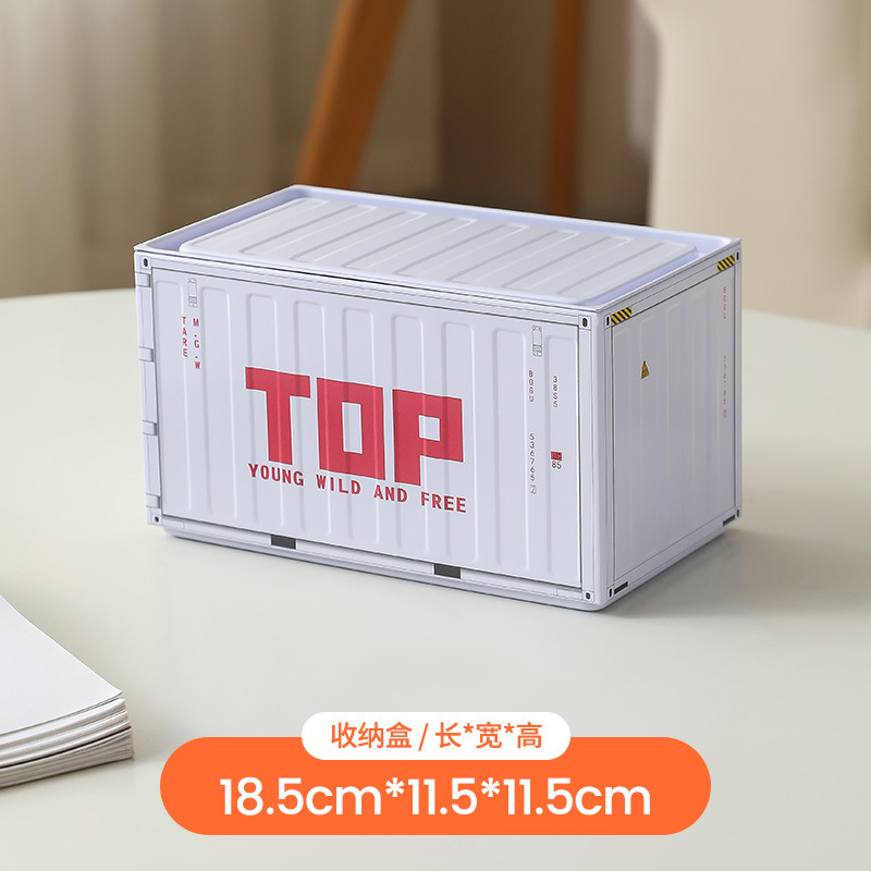 Large white storage box