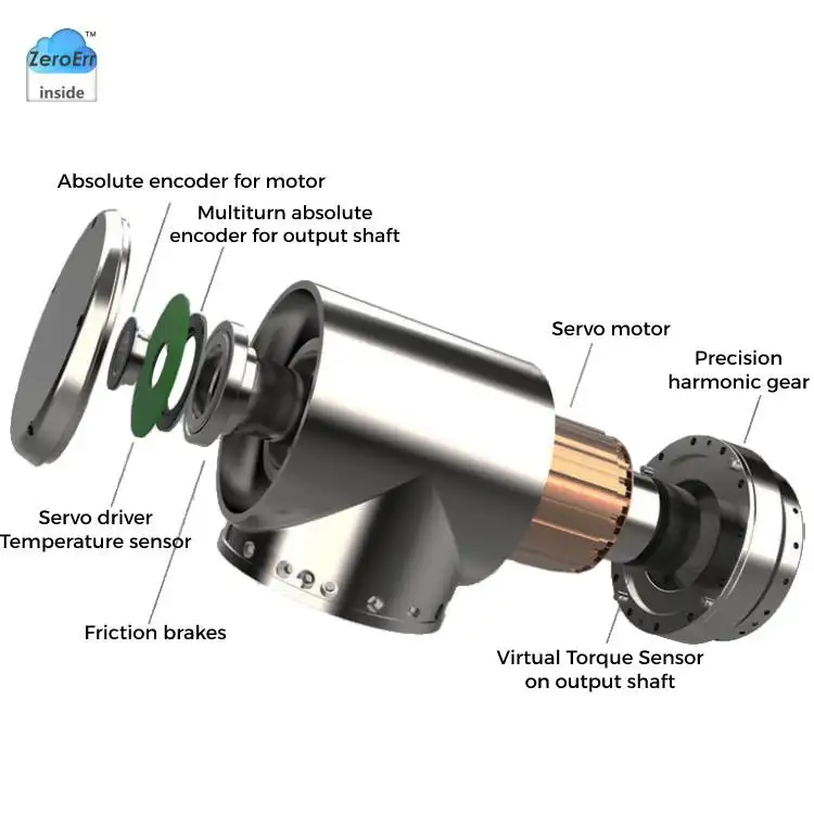 ZeroErr eRob 80T Robot bersama modul Gear Motor harmonis Reducer Rotary aktuator produsen