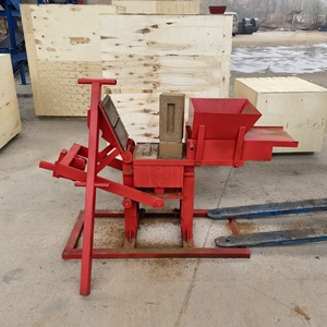 粘土インターロッキングブリックアースブロック製造機手動圧縮土壌粘土レンガ製造機 - Product Image 4