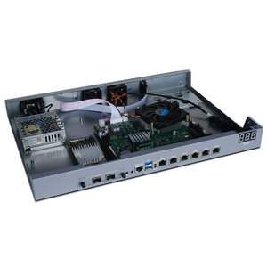 H81 1U Rack Mount Server 6LAN 2.5G 2 SFP Firewall PC LGA946 unterstützt 4. i3 i5 i7 CPU Networking Security Appliance - Product Image 1