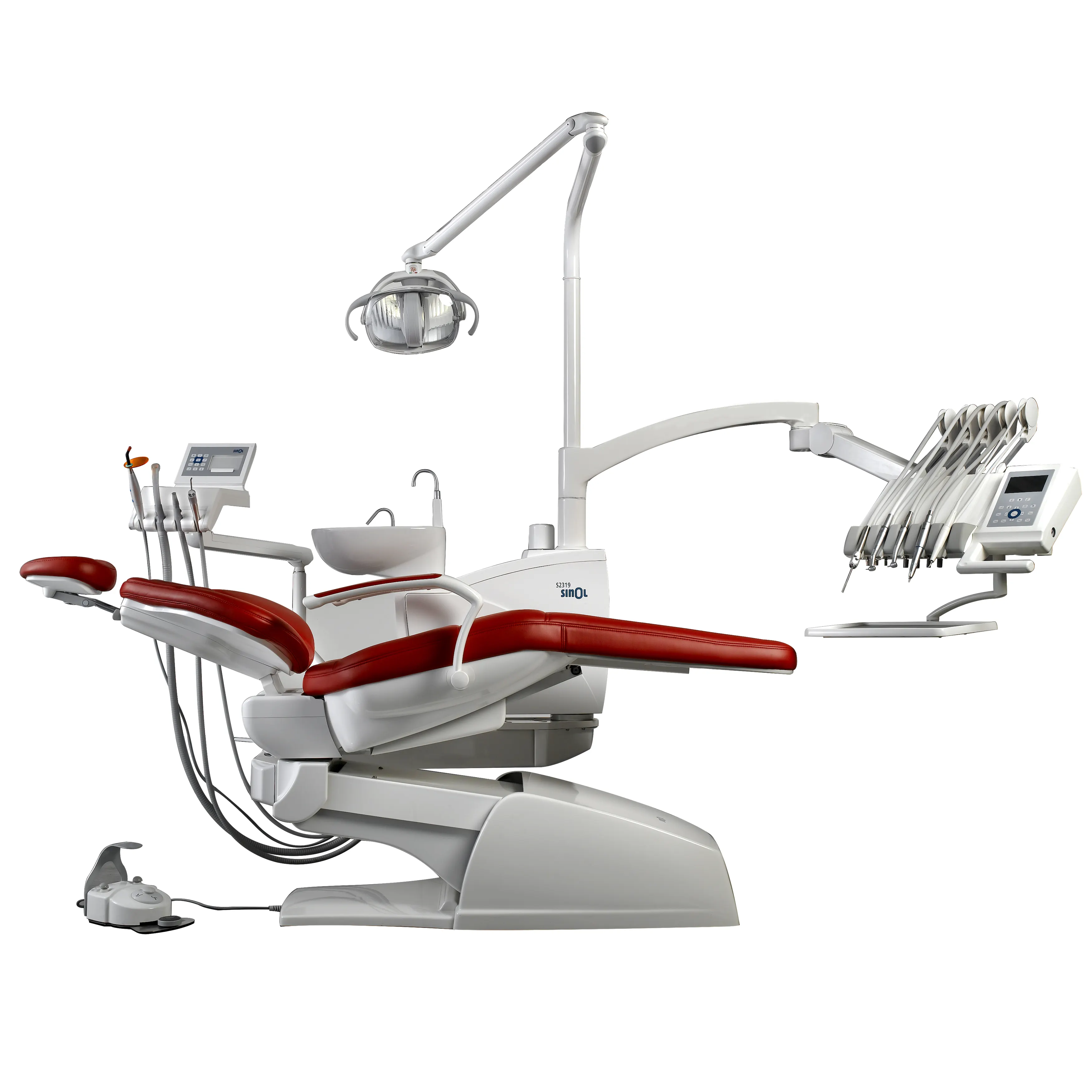 Sedia odontoiatrica di fascia alta completamente certificata miglior prezzo della poltrona odontoiatrica del letto odontoiatrico sedia da dentista cinese