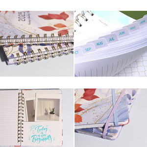 ODM Printed A4 File Clipboard PP Divider Pocket Clipfolio File <strong>Folder</strong> <strong>with</strong> Perforation Notepad Clipboard Planner <strong>Printing</strong> - Product Image 3