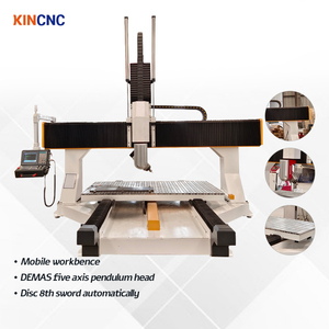China Cheap Price Wood Engraving Desktop 5 <strong>Axis</strong> <strong>CNC</strong> <strong>Router</strong> <strong>Machine</strong> for Furniture Factory With High Quality - Product Image 4