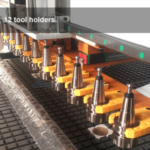 Liner ATC <strong>CNC</strong> Router <strong>Woodworking</strong> <strong>Processing</strong> Machine 9KW In-line Automatic Tool Change Machining <strong>Center</strong>