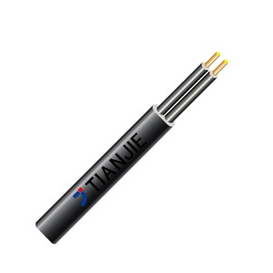 NISPT-1 NISPT-2 2 Core Flat Flexible PVC Insulated Parallel Flexible Cords PVC Jacket Electrical Power <strong>Cable</strong> - Product Image 1