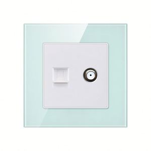 Type 86 Wall <strong>Network</strong> Cable Switch Socket Household Wired Closed Circuit Tv and Optical Fiber <strong>Network</strong> Panel Tv <strong>Computer</strong> - Product Image 2