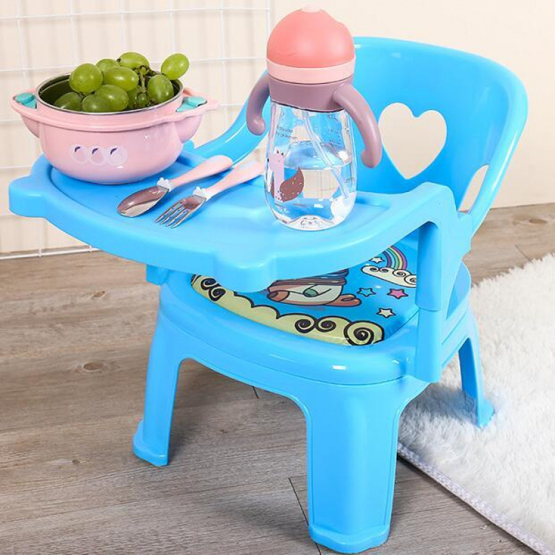 bleu + assiette + coussin de luxe épaissi