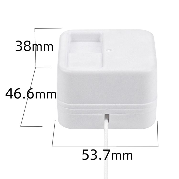 White-18-note washable pull-string movement.