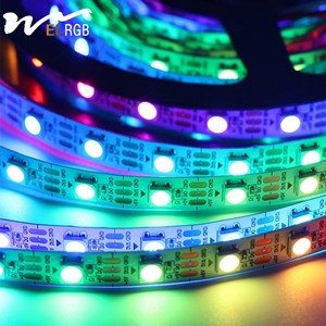 Tam renkli smd5050 60leds/m esnek akıllı led ışık şerit adresli dijital rgb Flex Led şerit işık - Product Image 1