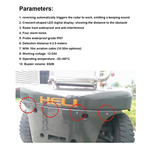 12V-24V LED <strong>Display</strong> Reverse Backup Radar <strong>System</strong> Front/Rear Parking <strong>Sensors</strong> for Vehicles Car Reversing Aid - Product Image 5