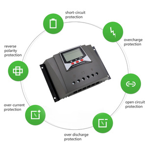 Regolatore di carica solare ad alta capacità PWM 12V/24V 30A - Product Image 4