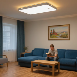 GEZENG Recessed Panel <strong>Lights</strong> Commercial Ceiling <strong>Light</strong> For Home Use square Ceiling <strong>2</strong> <strong>X</strong> <strong>4</strong> Led Panel <strong>Light</strong> 5000k - Product Image 1
