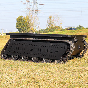 500-1200 kg <strong>Large</strong> <strong>Loading</strong> Robot <strong>Platform</strong> with Rubber Track <strong>Large</strong> Interior Space - Product Image 2
