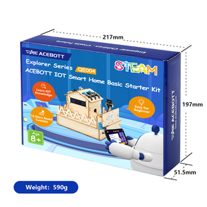 Robotlinking Smart Home WiFi IOT Kit for ESP32 <strong>Robot</strong> Starter Automation <strong>Projects</strong> Wooden House STEAM for <strong>Arduino</strong> IDE Learning Kit