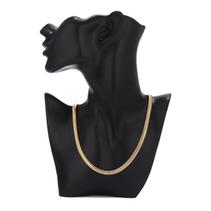 Stainless Steel 6mm Wide Snake Round Snake <strong>Chain</strong> Necklace Flat Herringbone Necklace for Women 40cm With 5cm Extended <strong>Chain</strong> - Product Image 3