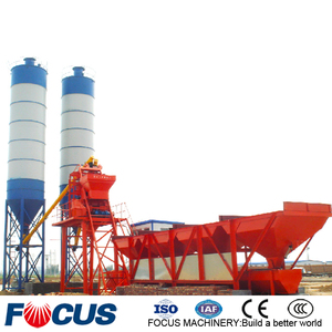 最优惠价格HZS75电力混凝土配料厂搅拌站，带PLC核心部件 - Product Image 6