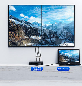 Procesador de controlador de pared de video de TV 2x2 HDMI DVI Procesador de pantalla de video múltiple 1X2 1X4 1X3 2X1 3x1 4X1 Procesador de video HDMI - Product Image 2