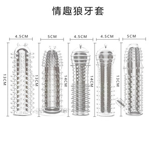 TPR Kondom Dapat Digunakan Kembali Lembut Mainan Seks Masturbasi Tangan Penis Lengan Pria Ekstensi Mainan Pembesar Pria Dewasa - Product Image 3