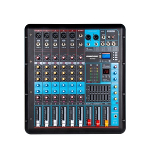 RS-86D profesyonel dijital ses karıştırma konsolu güç mikser amplifikatör 48V Phantom güç ile yüksek kaliteli ses ses ekipmanı - Product Image 1