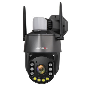 LS VISION 5mp HD 30X Optical Zoom Wireless 4G LTE PTZ <strong>Camera</strong> Supports <strong>Computer</strong> Monitoring Sound Light Alarm and NVR Connection - Product Image 1