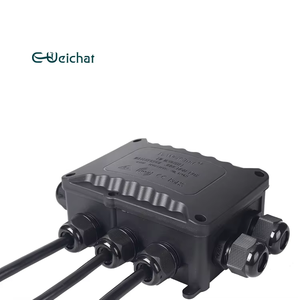IP68防水10ウェイケーブルコネクタ電線端子ボックス絶縁壁マウント電子機器エンクロージャー - Product Image 2