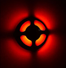 LED-Lichtdurchlässige vergrabene Lampe, 1 W, für den Außenbereich, regensicher, eingebettete Gartenhof-Stufen-Seitenbeleuchtung, Erdgeschoss-Stehlampe