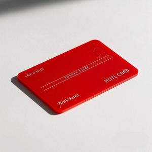 定制环保PVC钥匙卡酒店汽车旅馆安全房间访问NFC红色样品工厂价格批发RFID二维码磁性 - Product Image 5
