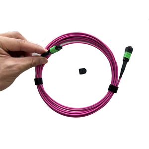 OM4 MM 16コア5M MPO/APCメスまたはオスMPO-MPO LSZH MTP MPO/UPC 100GケーブルマルチモードMPOトランクケーブルパッチコード - Product Image 4