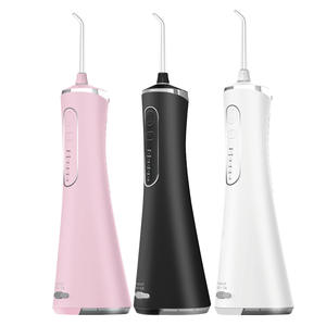 Abrite Flosser de agua eléctrico portátil inalámbrico IPX7 impermeable cuidado bucal limpiador Dental 5 modos inglés hogar Hotel dientes - Product Image 6