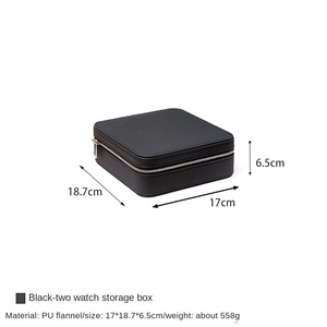 משקפי עור נייד תיבת משקפי שמש רב רשת משקפי שמש עם סגירת רוכסן - Product Image 5