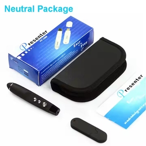 Tragbarer drahtloser PPT Presenter Laserpointer mit rotem Laserpointer Pen RF-Fernbedienung USB Powerpoint PPT Präsentation spunkt