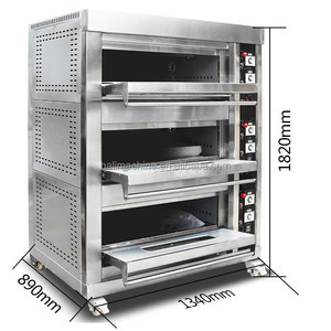 Commercial <strong>Gas</strong> <strong>Oven</strong> With Three Layers Six Plates for Baking Bread Mooncake Cakes Large Capacity Single Layer <strong>Gas</strong> <strong>Oven</strong> - Product Image 2