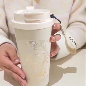 定制标志旅行绝缘不锈钢咖啡不倒翁数字发光二极管温度显示器商务礼品智能保温杯