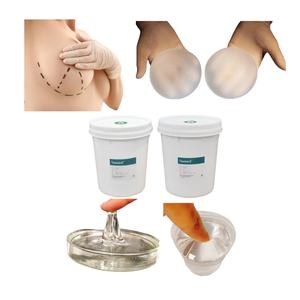 Penjualan terlaris 1:1 dua komponen bahan baku lembut elastis bantalan payudara prostesis pembesaran payudara Gel silikon implantasi - Product Image 4