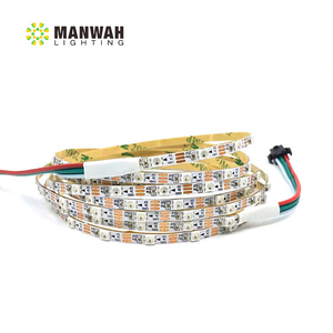 4มิลลิเมตรความกว้าง Sk6812ขนาดเล็กที่สามารถตั้งโปรแกรมได้3535 LED แถบไฟ LED สีทองแดงเปลี่ยนสีได้80ลูเซส LED Para TV 5 DC -15 - 65 - Product Image 2