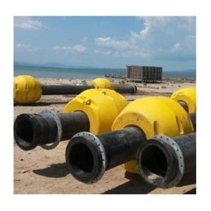 HDPE <strong>Floating</strong> <strong>Dredge</strong> Pipe with MDPE Floater and Rubber Hose - Product Image 1