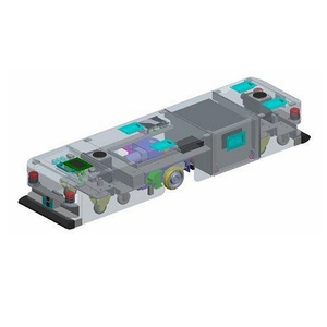 Line-tracking robot Senza Fili di controllo di alta precisione automatico omnidirezionale agv trasporto auto per la produzione del settore
