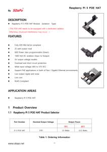 SDAPO Raspberry Pi 5 PoE + HAT PoEボードIEEE 802.3af/at互換ギガビットイーサネットIoT産業用PoEボードモジュール - Product Image 5