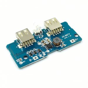 5V2Aパワーバンク充電器モジュール充電回路基板ステップアップブースト電源モジュール2AデュアルUSB出力1A入力 - Product Image 1
