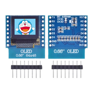 Sanlik New and Original 0.66 inch OLED <strong>Display</strong> Module <strong>LCD</strong> Screen Module IIC/<strong>I2C</strong> <strong>Interface</strong> for D1 MINI - Product Image 3