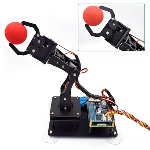 Ahududu Pi ile uyumlu beş eksenli robotik kol Python programlama öğrenme kiti