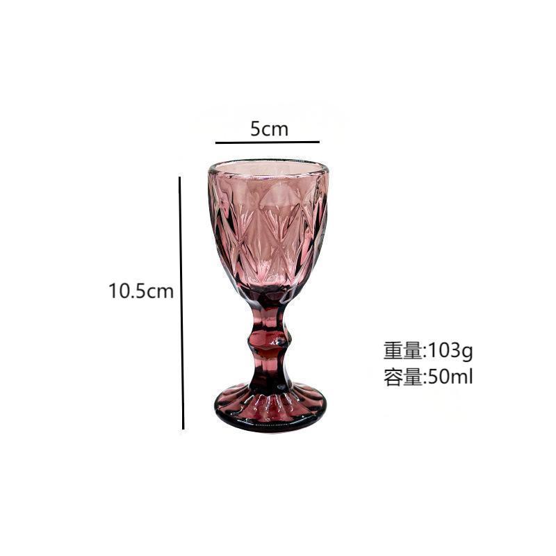 Verre à spiritueux diamant violet-50ml