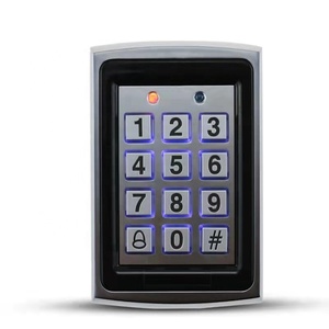 Wasserdichte Metall zugangs kontrolle für eintürigen Eingang mit ID-IC-Kartenleser und Tastatur eingang - Product Image 1
