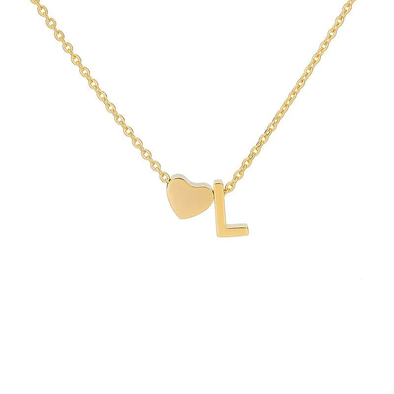 Love letter necklace l-with chain