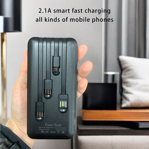 4-in-1 10000mAh Power Bank with C-Type Fast Charger Portable Mobile Charging <strong>Device</strong> 10W <strong>Output</strong> Power