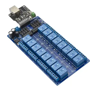 Módulo de control Ethernet Lan Wan Red Servidor web Puerto RJ45 Relé de 16 canales Es placa controladora Ethernet Interfaz RJ45 - Product Image 6